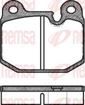 Remsa 0014.10 - Bremsbelagsatz, Scheibenbremse alexcarstop-ersatzteile.com