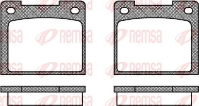 Remsa 0039.20 - Bremsbelagsatz, Scheibenbremse alexcarstop-ersatzteile.com