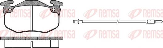 Remsa 0144.12 - Bremsbelagsatz, Scheibenbremse alexcarstop-ersatzteile.com