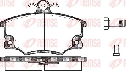 Remsa 0146.14 - Bremsbelagsatz, Scheibenbremse alexcarstop-ersatzteile.com