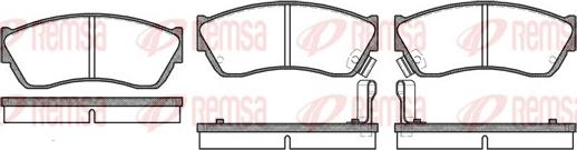 Remsa 0147.22 - Bremsbelagsatz, Scheibenbremse alexcarstop-ersatzteile.com