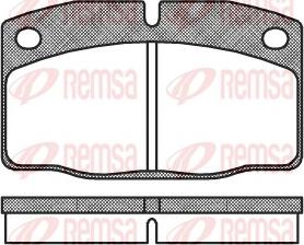 Remsa 0101.00 - Bremsbelagsatz, Scheibenbremse alexcarstop-ersatzteile.com