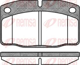 Remsa 0101.20 - Bremsbelagsatz, Scheibenbremse alexcarstop-ersatzteile.com