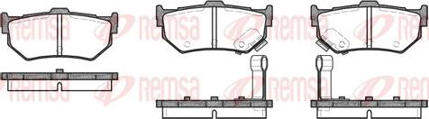 Remsa 0183.02 - Bremsbelagsatz, Scheibenbremse alexcarstop-ersatzteile.com