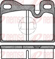 Remsa 0130.00 - Bremsbelagsatz, Scheibenbremse alexcarstop-ersatzteile.com