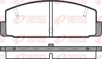 Remsa 0179.10 - Bremsbelagsatz, Scheibenbremse alexcarstop-ersatzteile.com