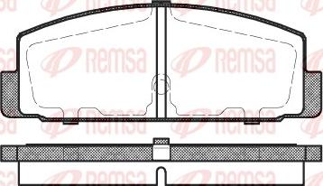 Remsa 0179.30 - Bremsbelagsatz, Scheibenbremse alexcarstop-ersatzteile.com