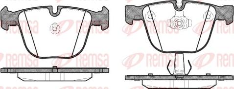 Remsa 0892.00 - Bremsbelagsatz, Scheibenbremse alexcarstop-ersatzteile.com