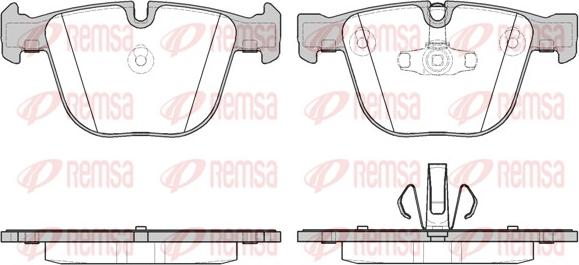 Remsa 0892.20 - Bremsbelagsatz, Scheibenbremse alexcarstop-ersatzteile.com