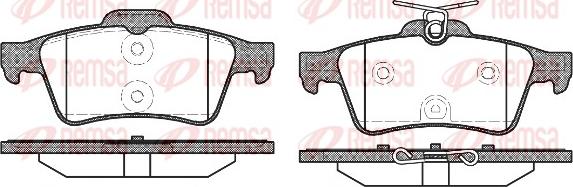 Remsa 0842.40 - Bremsbelagsatz, Scheibenbremse alexcarstop-ersatzteile.com