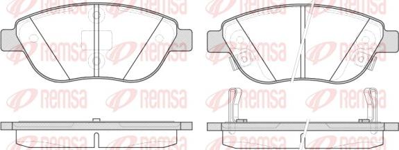 Remsa 0859.32 - Bremsbelagsatz, Scheibenbremse alexcarstop-ersatzteile.com