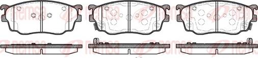 Remsa 0800.12 - Bremsbelagsatz, Scheibenbremse alexcarstop-ersatzteile.com