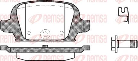 Remsa 0835.02 - Bremsbelagsatz, Scheibenbremse alexcarstop-ersatzteile.com