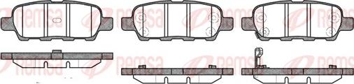 Remsa 0876.01 - Bremsbelagsatz, Scheibenbremse alexcarstop-ersatzteile.com