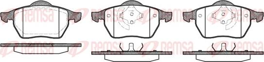 Remsa 0390.01 - Bremsbelagsatz, Scheibenbremse alexcarstop-ersatzteile.com