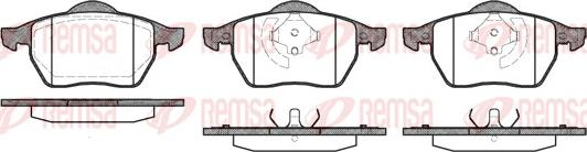 Remsa 0390.20 - Bremsbelagsatz, Scheibenbremse alexcarstop-ersatzteile.com