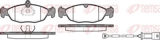 Remsa 0393.02 - Bremsbelagsatz, Scheibenbremse alexcarstop-ersatzteile.com