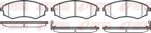 Remsa 0318.22 - Bremsbelagsatz, Scheibenbremse alexcarstop-ersatzteile.com