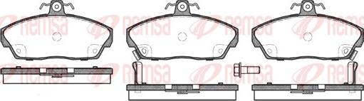 Remsa 0337.02 - Bremsbelagsatz, Scheibenbremse alexcarstop-ersatzteile.com