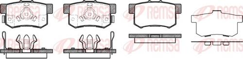 Remsa 0325.04 - Bremsbelagsatz, Scheibenbremse alexcarstop-ersatzteile.com