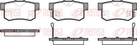 Remsa 0325.02 - Bremsbelagsatz, Scheibenbremse alexcarstop-ersatzteile.com