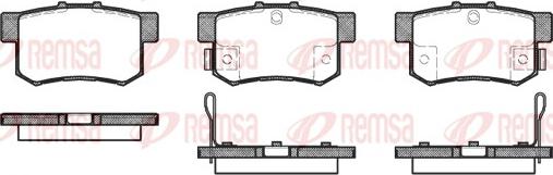 Remsa 0325.32 - Bremsbelagsatz, Scheibenbremse alexcarstop-ersatzteile.com