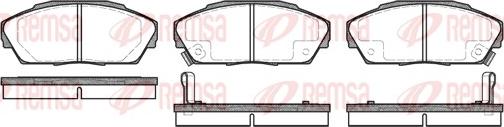 Remsa 0323.02 - Bremsbelagsatz, Scheibenbremse alexcarstop-ersatzteile.com