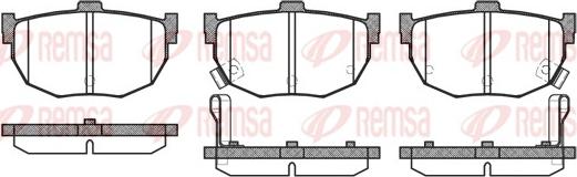 Remsa 0294.32 - Bremsbelagsatz, Scheibenbremse alexcarstop-ersatzteile.com