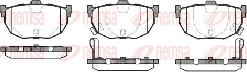 Remsa 0294.22 - Bremsbelagsatz, Scheibenbremse alexcarstop-ersatzteile.com