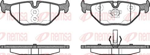 Remsa 0265.40 - Bremsbelagsatz, Scheibenbremse alexcarstop-ersatzteile.com