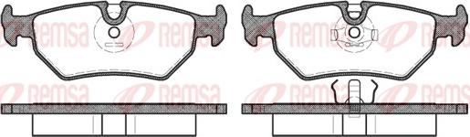 Remsa 0265.10 - Bremsbelagsatz, Scheibenbremse alexcarstop-ersatzteile.com