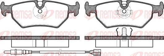 Remsa 0265.32 - Bremsbelagsatz, Scheibenbremse alexcarstop-ersatzteile.com