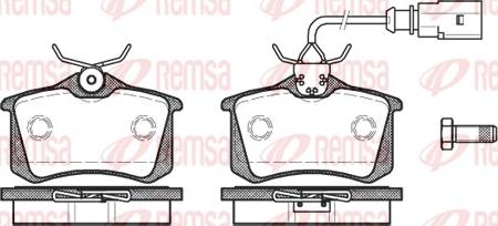 Remsa 0263.51 - Bremsbelagsatz, Scheibenbremse alexcarstop-ersatzteile.com