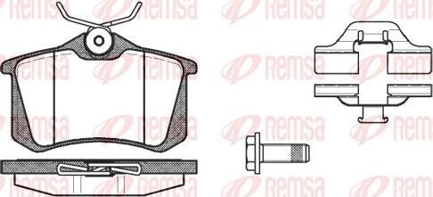 Remsa 0263.03 - Bremsbelagsatz, Scheibenbremse alexcarstop-ersatzteile.com