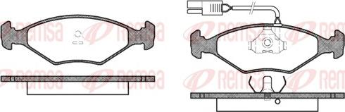 BENDIX 571449B - Bremsbelagsatz, Scheibenbremse alexcarstop-ersatzteile.com