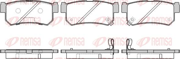 Remsa 0746.42 - Bremsbelagsatz, Scheibenbremse alexcarstop-ersatzteile.com