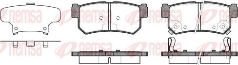 Remsa 0746.62 - Bremsbelagsatz, Scheibenbremse alexcarstop-ersatzteile.com