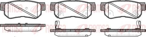 Remsa 0746.32 - Bremsbelagsatz, Scheibenbremse alexcarstop-ersatzteile.com