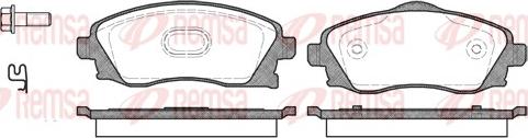 Remsa 0774.02 - Bremsbelagsatz, Scheibenbremse alexcarstop-ersatzteile.com