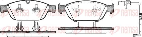 Remsa 1441.12 - Bremsbelagsatz, Scheibenbremse alexcarstop-ersatzteile.com