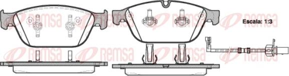 Remsa 1443.02 - Bremsbelagsatz, Scheibenbremse alexcarstop-ersatzteile.com