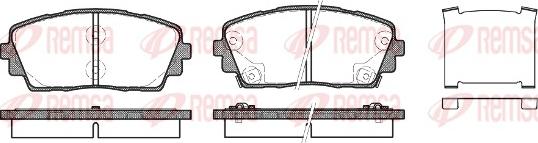 Remsa 1481.02 - Bremsbelagsatz, Scheibenbremse alexcarstop-ersatzteile.com