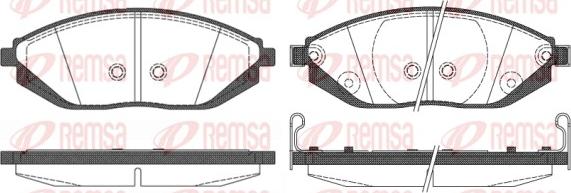 Remsa 1472.02 - Bremsbelagsatz, Scheibenbremse alexcarstop-ersatzteile.com