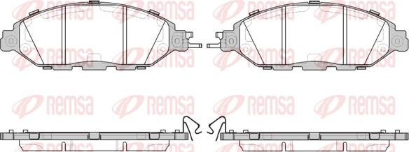 Remsa 1518.15 - Bremsbelagsatz, Scheibenbremse alexcarstop-ersatzteile.com