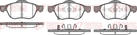 Remsa 1054.02 - Bremsbelagsatz, Scheibenbremse alexcarstop-ersatzteile.com