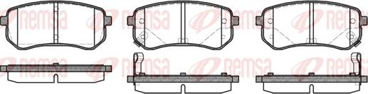 Remsa 1135.02 - Bremsbelagsatz, Scheibenbremse alexcarstop-ersatzteile.com