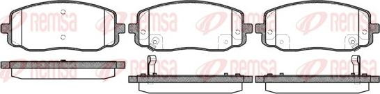 Remsa 1133.02 - Bremsbelagsatz, Scheibenbremse alexcarstop-ersatzteile.com