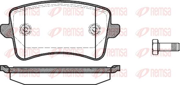 Remsa 1343.00 - Bremsbelagsatz, Scheibenbremse alexcarstop-ersatzteile.com