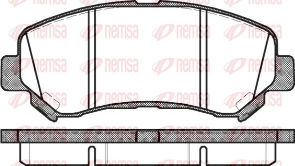 Remsa 1318.00 - Bremsbelagsatz, Scheibenbremse alexcarstop-ersatzteile.com