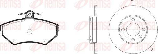 Remsa 8631.03 - Bremsensatz, Scheibenbremse alexcarstop-ersatzteile.com